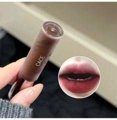 YICKYUE  -  Matte Velvet Liquid Lipstick Lasting Red Lipgloss Waterproof Orange Brown Lip Tint Makeup For Women Nourishing Lip Stain