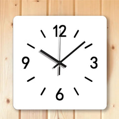 YICKYUE  -  Modern Simple Art Acrylic Square Wall Clock Silent Wall Clock No Ticking Living Room Bedroom Dining Room Decorative Wall Clock