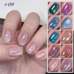 YICKYUE  -  New Iridescent Cat Eye Gel Nail Polish Butterfly Series Versatile Gel Polish for Artistic Nail Supplies