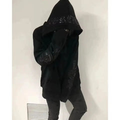 Hearujoy Heavy Industry Embroidery High Street Couple Sequined Hooded Sweater European and American Trendy Brand New Fashion Top