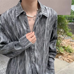 HEARUJOY  -  Casual Long-sleeved Shirt ForMen's Clothing Autumn Trendy Brand Sun Protection