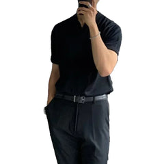 HEARUJOY  -  Casual Wear Mens T-Shirt Casual Outing 5 Spandex 95 Polyester Daily Casual Outfit Slight Stretch Fabric For Casual Outings