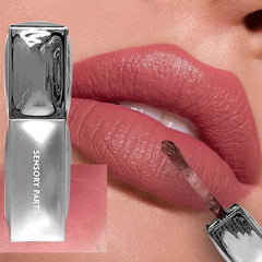 YICKYUE  -  1 Pcs Waterproof Matte Velvet Lip Gloss Nude Pink Colors Long Lasting Non-stick Cup Not Easy To Fade Lip Gloss Lipstick Makeup
