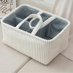 YICKYUE  -  Storage Baskets Hand-woven Sundries Basket Portable Household Clothing Toys Sorting Basket