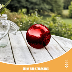 YICKYUE  -  Reflective Stainless Steel Gazing Ball Outdoor Garden Sphere Mirror Globe Decor for Patio Landscaping Flower Beds and Creative