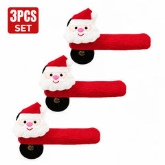YICKYUE  -  3pcs Santa Claus Doorknob Gloves, Red Door Knob Protectors,Festive Atmosphere Hanging Ornaments, Halloween Home Door Decoration