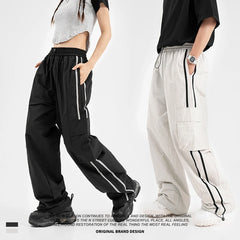 Hearujoy Baggy Cargo Pants Men Vintage Oversize Joggers Harajuku Streetwear Sweatpants Wide Leg Trousers Male Unisex American