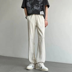 Hearujoy American High Street Slim Suit Pants Summer Men Spring Summer New Casual Pants Tide Brand Design Neutral Trouser LGBT Streetwear