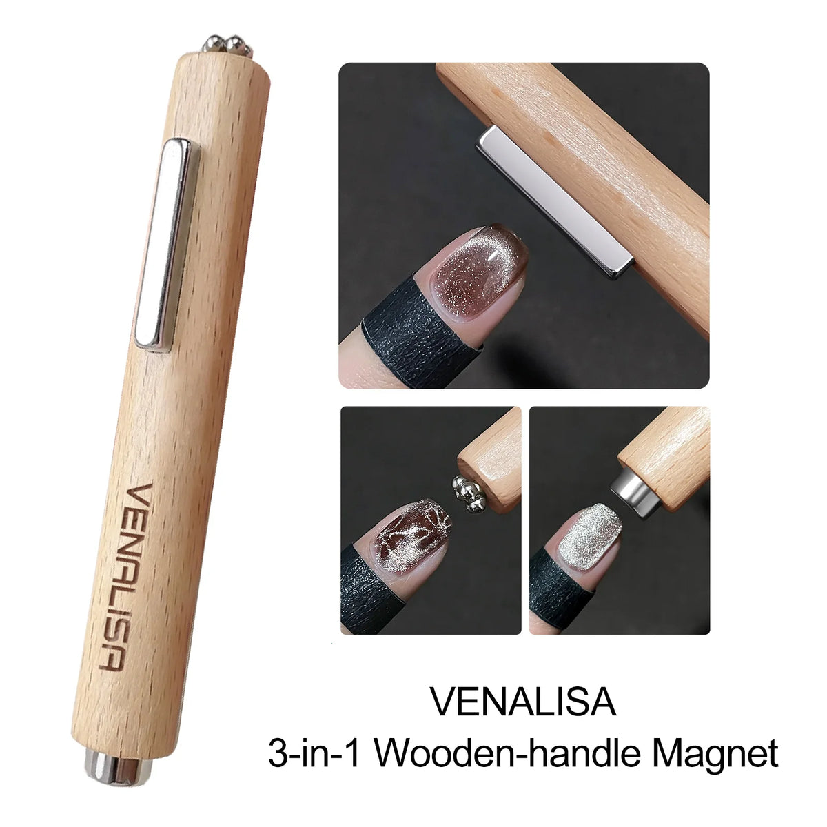 YICKYUE  -  1/5pcs Kit Venalisa Hema & TPO Free 10ml Winter Nails Warm Color Cat Eye Nail Gel Polish  Soak Off Ultra Sparkle Gel Varnish
