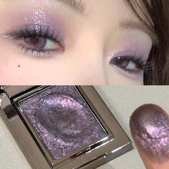 YICKYUE  -  Gold Brown Cream Glitter Eyeshadow Palette Highlighter Shimmer Makeup Brighten Sparkling Shiny Punk Smoky Monochrome Eye Shadow