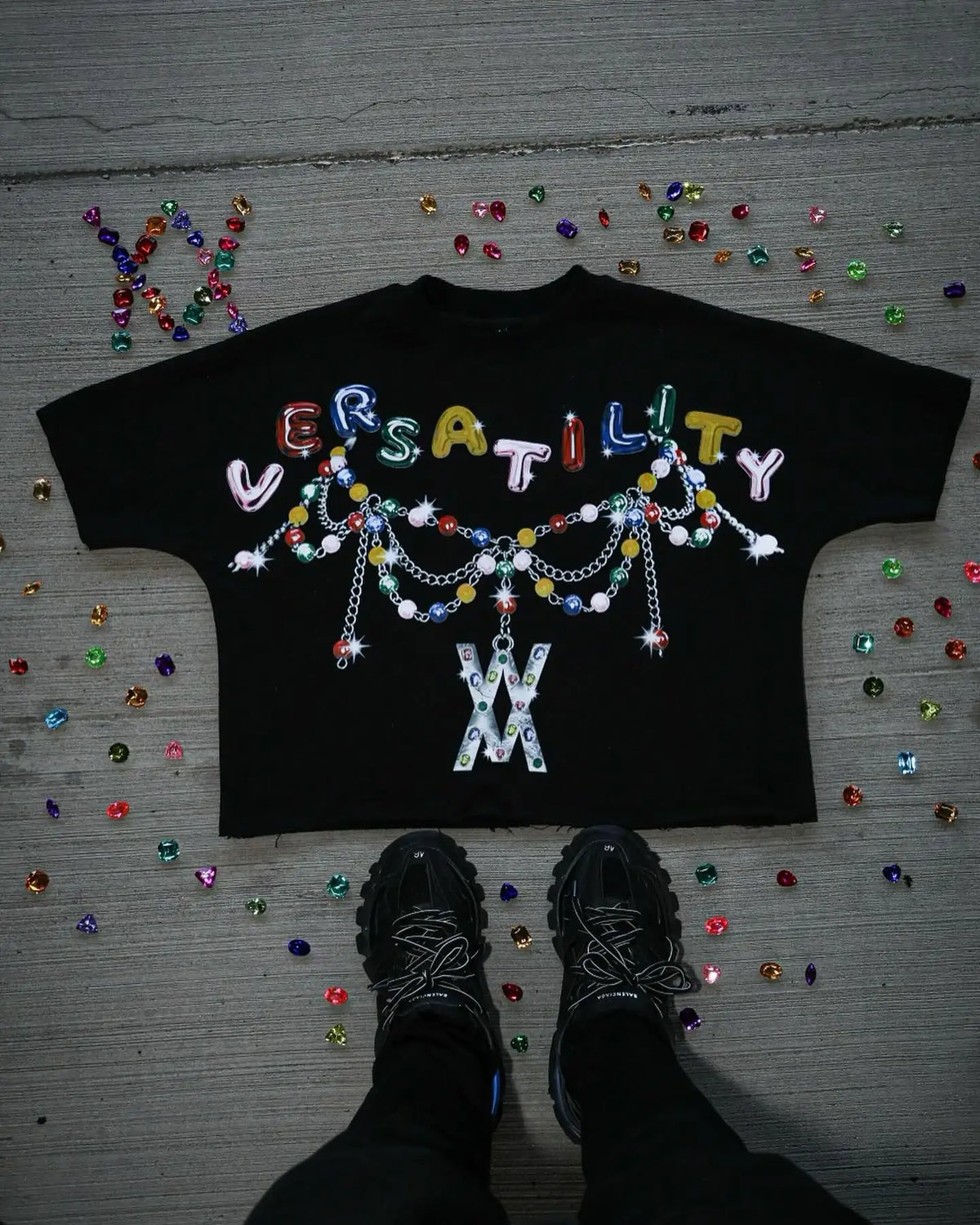 Hearujoy Y2k Street retro design sense letter print short-sleeved T-shirt men new Gothic Harajuku fashion casual oversized shirt top
