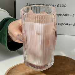 YICKYUE  -  Irregular Glass Juice Cup for Household Use
