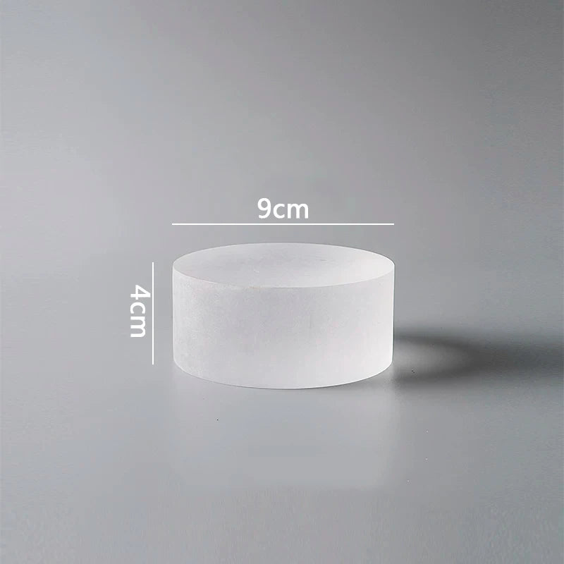 YICKYUE  -  Acrylic Transparent Cylindrical Plate Creative Dim Sum Dessert Dish Sushi Dish Serving Plate Kitchen Molecular Food Display Tray