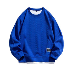 HEARUJOY  -  Korean Style Teenager Loose Round Neck Sweatshirt Men's Trendy Brand Long-sleeved Pullover Spring Autumn