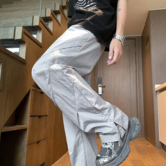 Hearujoy Summer Thin Quick Dry Running Pants Men Sportswear Elastic Waist Jogging Sweatpants Trousers Tracksuit Training Straight Pants