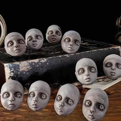 YICKYUE  -  Halloween Party Plastic Scary Head Horror Set DIY Creepy Baby Head Horror Haunted House Doll Halloween Creepy Head Props