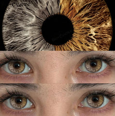 YICKYUE  -  Colored Contact Lenses High Quality Brown Lenses Natural Iris Lenses Hazel Contacts Colored Pupils Cosmetic Beauty
