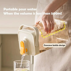 YICKYUE  -  Large Capacity Kettle Water Bottle with Faucet 2.3L/3.5L Outdoor Camping Refrigerator Cold Water Jug Drinking Bottle Bucket