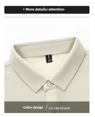 HEARUJOY  -  Man Polo Shirt Solid Summer Casual Polo Shirt Men Short Sleeve Lapel Button Shirt Camisa Polo Colorful Pink Blue White Male