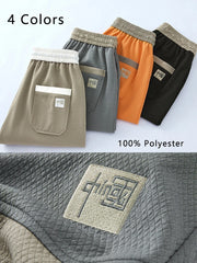 HEARUJOY  -  Summer Men's Sweat Shorts Plus Size 8XL 7XL 6XL Drawstring Elastic Waist Loose Fit Straight Daily Knit Casual Sport Shorts