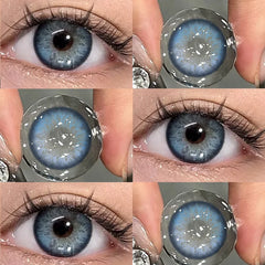 YICKYUE  -  2PCS Myopia Contact Lenses Green Pupils for Eyes Colored Contact Lenses with Degree 0~-8.00 Beauty Lenses Fast Shipping