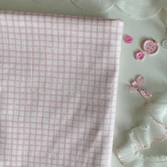 YICKYUE  -  DIY Fabric Korean-Style Floral Pink Printed Fabric Handmade Dye For Clothes Girls Bag Pants Skirt Sewing Fabric Thickened Canvas