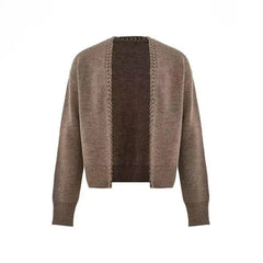 YICKYUE  -  Vintage Overweight Pounds Mens Cardigan Sweater Luxury Design Jacquard Weave Hand Knitted Tops Autumn Winter Wool Knitwear Coat
