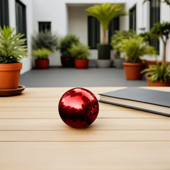 YICKYUE  -  Reflective Stainless Steel Gazing Ball Outdoor Garden Sphere Mirror Globe Decor for Patio Landscaping Flower Beds and Creative
