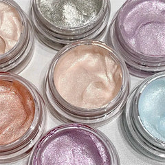 YICKYUE  -  Waterproof Sparkling Jelly Gel Eye Shadow Quick Drying Pearlescent Shimmer Glitter Highlighter Lying Silkworm Pear Eyeshadow