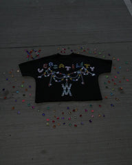 Hearujoy Y2k Street retro design sense letter print short-sleeved T-shirt men new Gothic Harajuku fashion casual oversized shirt top
