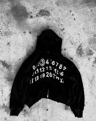 Hearujoy Y2K Retro Cleanfit Digital Printing Zipper Hoodie American Gothic Harajuku Sports Shirt Men Street Hip-Hop Trend Casual Hoodies