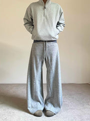 HEARUJOY  -  American Lazy Loose ey Wide Leg Knife Sweat Pants Spring Autumn Drape Sports Men Women Casual Long Pants Casual Pants
