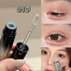 YICKYUE  -  Glitter Liquid Eyeshadow Pearly Shimmer Highlighter Fine Shiny Eyeshadow Makeup Charming Eyeliner Shadow Illuminator
