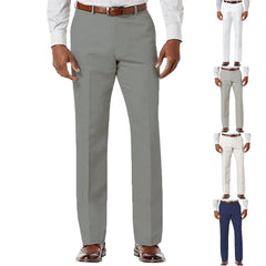HEARUJOY  -  Men Sweatpants Korean Fashion Sportswear Men’S Solid Casual Pocket Wide Leg Pants Elastic Waist Belt Loose Clothes Men'S Trouser