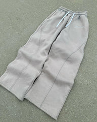 Hearujoy American retro casual straight leg wide leg pants men and women fashion streetwear Harajuku couple oversized sports casual pants