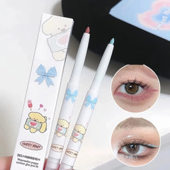 YICKYUE  -  Glitter Eyeshadow Eyeliner Gel Pen Waterproof Not Blooming Quick Drying Eye Liner Pencil Highlight Tea Brown Eye Liner Makeup