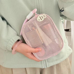 YICKYUE  -  Female Cosmetic Bag Canvas Wash Toiletry Bag Purse Large Women Travel Makeup Storage Case Organizer for Cosmetics Phone