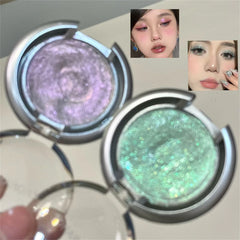 YICKYUE  -  Discoloration Diamond Glitter Monochrome Eyeshadow Palette Pearl Highlighter Sequins Waterproof Lasting Brightening Eyes Makeup