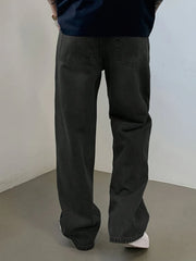 HEARUJOY  -  Men'S Skinny Fit Wide Leg Jeans, Men'S Stylish Comfy Denim Pants, Versatile For Four Seasons