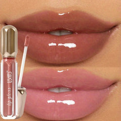 YICKYUE  -  Mirror Pearl Lip Gloss Waterproof Long Lasting Moisturizing Lipstick Shine Glitter Lip Glaze Women Non Stick Cup Lip Tint Makeup