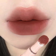 YICKYUE  -  Matte Lipstick Silky Powder Cream Shimmer Hydrating Waterproof Long Lasting Velvet Lip Glaze Plump Lip Clay Cosmetics