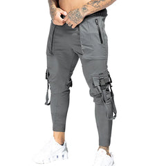 Hearujoy Techwear Cargo Pants Men Harajuku Cargo Trousers Male Hip Hop  Loose Casual Streetwear Japanese Men Clothing Ribbon