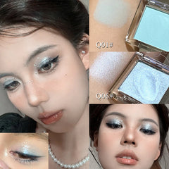 YICKYUE  -  Monochrome Eyeshdaow Palette Matte Glitter Green Blue Eyeshadow Pigments Waterproof Mashed Potato Matte Purple Eye Shadow Makeup