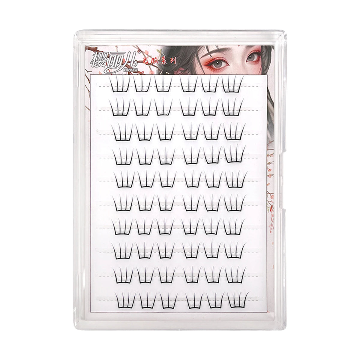 YICKYUE  -  9-12mm DIY Lashes Clusters Extension Women Daily Natural Look Comic False Eyelash Korean U-shaped False Eyelashes Makeup Tool