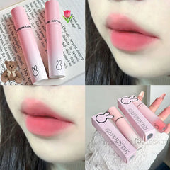 YICKYUE  -  Velvet Matte Lip Mud Lipstick Mousse Chestnut Brown Waterproof Long Lasting Smooth Lip Gloss Women Lip Makeup Korea Cosmetics