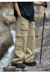 Hearujoy 2024 New Cargo Pants Men Oversize Outdoor Casual Trousers Multi Pocket Pure Cotton Jogging Pants Mans Streetwear Hip Hop