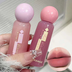 YICKYUE  -  Rose Pink Matte Lipstick Waterproof Cute Lip Mud Velvet Mousse Grey Pink Lip Gloss Non-Stick Cup Lip Tint Makeup Korean Cosmetic