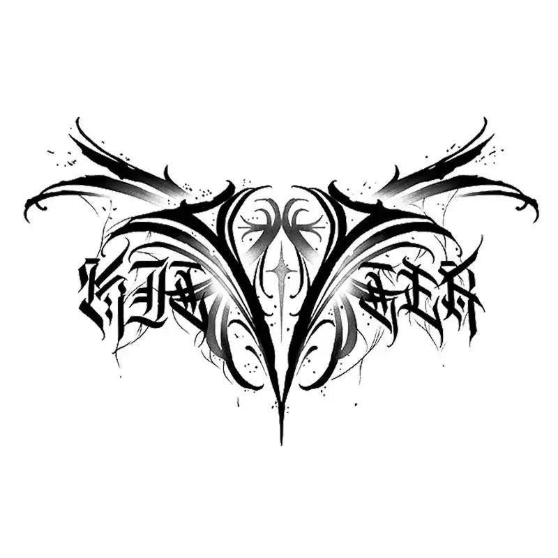 YICKYUE  -  Lasting Herbal Fake Tattoo for Woman Sexy Succubus Art Tattoo Sticker Hotwife Temporary Tattoos Waterproof Tatuajes Temporales