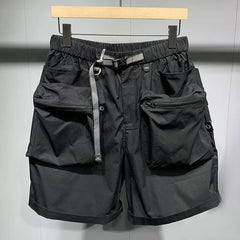Hearujoy Men's Casual Pants Summer Street Fashion Simple Workwear Harem Mid Pants New High Quality Loose Thin Unique Shorts for Men