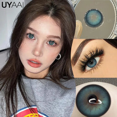 YICKYUE  -  NEW Cosplay Colored Contact Lenses for Eyes Anime Purple Lenses Cosmetic Blue Eye Contacts Brown Natural Fashion Lenses